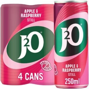 J2O Spritz Sparkling Apple & Watermelon Can 4 x 250ml