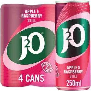 J2o Apple & Raspberry Cans 4 X 250ml