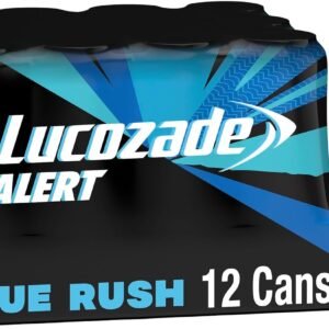 Lucozade Alert Energy Drink Blue Rush 500ml (Pack of 12)
