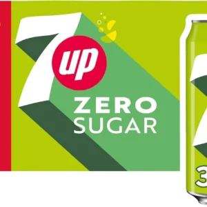 7UP Zero Lemon & Lime Cans 24 x 330ml