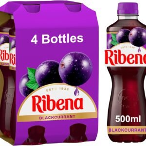 Ribena Blackcurrant Juice Drink 500ml - Multipack of 4