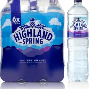 Highland Spring Still Spring Water, 6 x 1.5L
