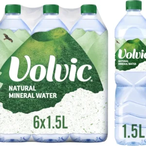 Volvic Still Natural Mineral Water 6 x 1.5L