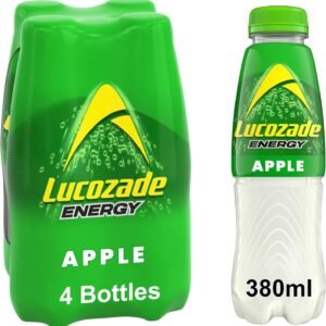 Lucozade Energy Apple 380ml (Pack of 4)